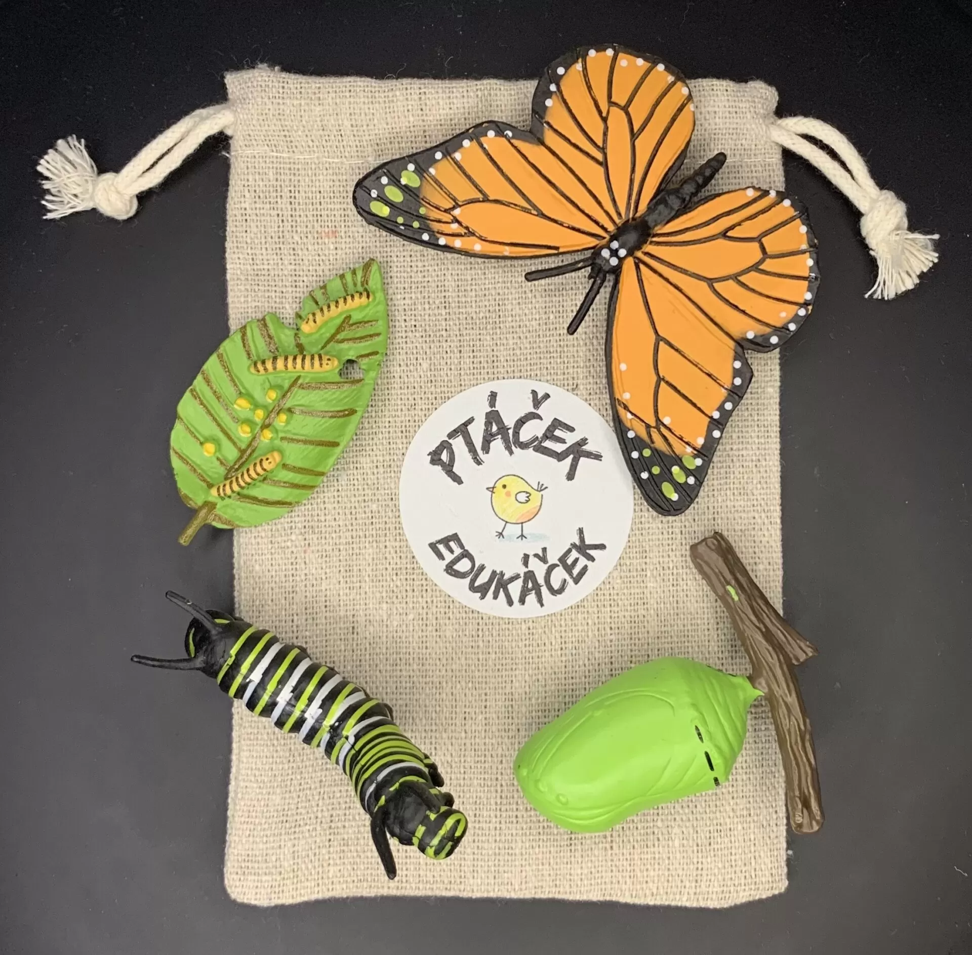 Vývojová hračka pro děti Motýl